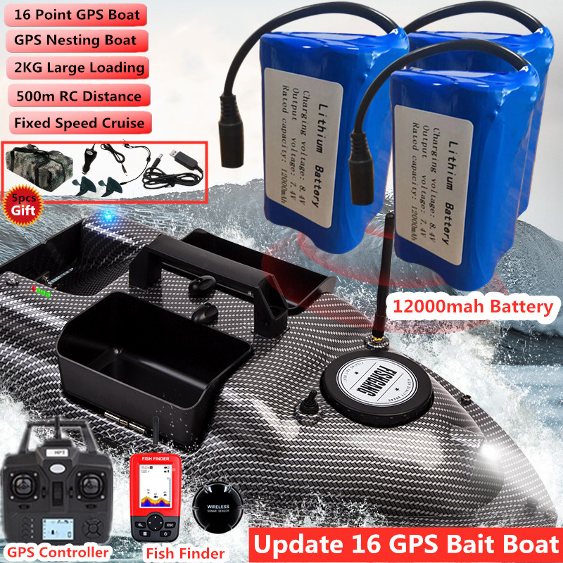 Posição dupla RC Isca de pesca - Fishing Boat Gps avaliação e preço