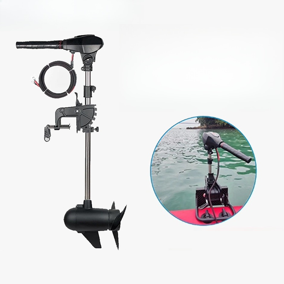 Motor de popa elétrico sem esc - Fishing Boat Outboard Motor avaliação e preço